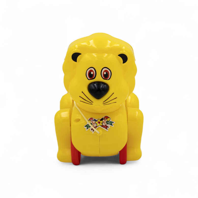 Toybharat Circus Lion Pull Along Toy | Colorful Gift for Toddlers | Assorted