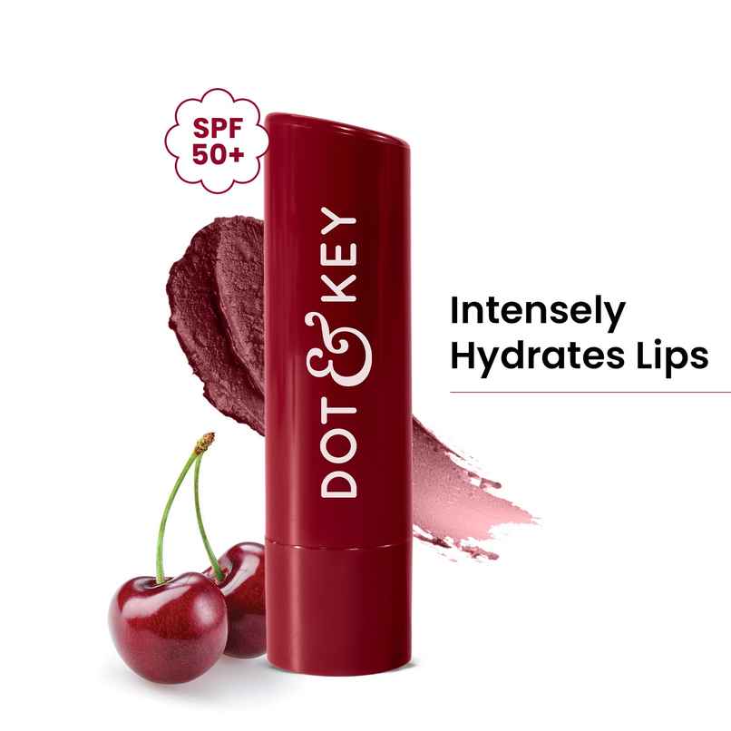 Dot & Key Barrier Repair Hydrating Lip Balm SPF 50 | Cherry Crimson Dot & Key Barrier Repair Hydrating Lip Balm SPF 50 | Cherry Crimson