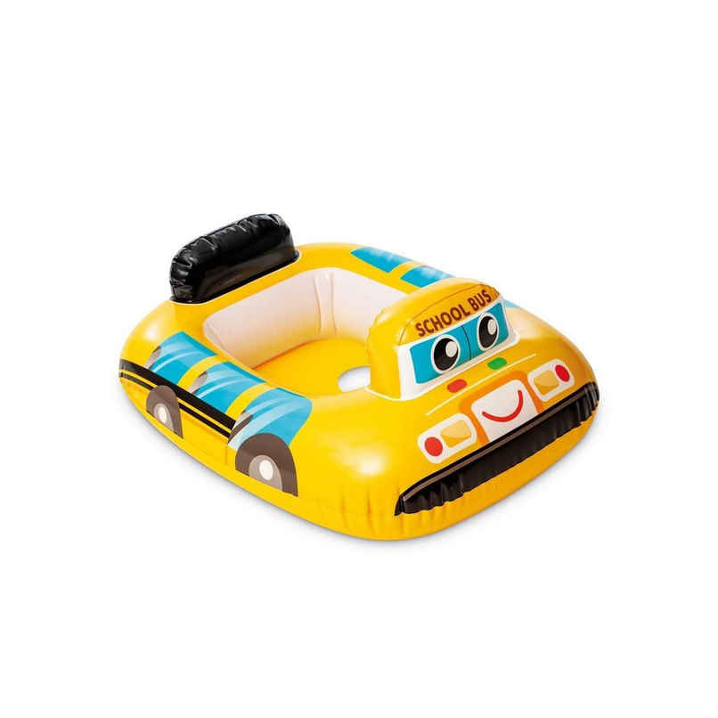 Toyshine Inflatable School Bus Theme Swimming Float Tube (Green, 1-3 Years)