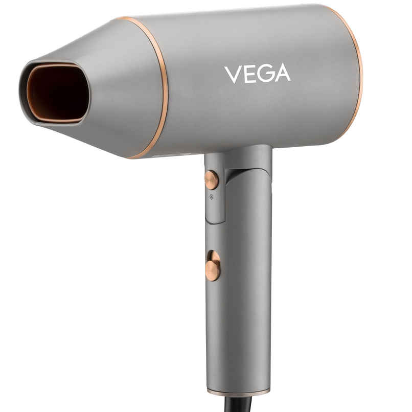 Vega Ionic 1200-1400W Hair Dryer with Cool Shot Button, 2 Heat/Speed Setting, (VHDH-28)