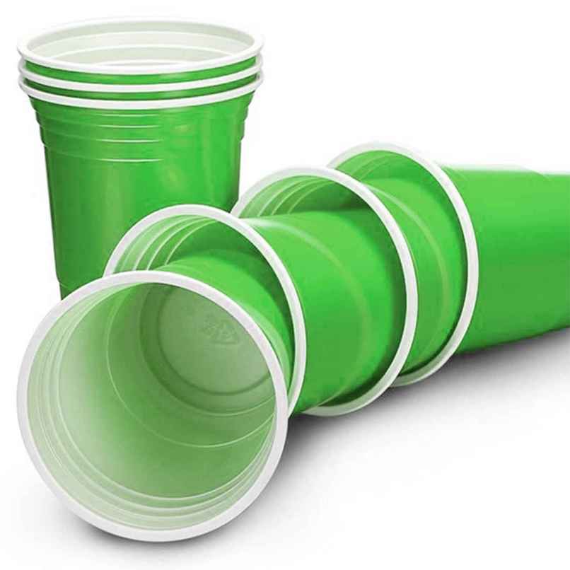 Beer Pong Party Drinking Glasses | Pack of 10 | Green | Ezee Beer Pong Party Drinking Glasses | Pack of 10 | Green | Ezee