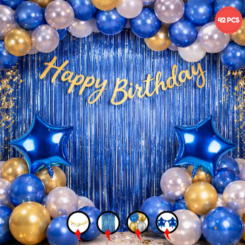 Happy Birthday Decoration Kit For Birthday, Birthday Party Items | BeyondLuv