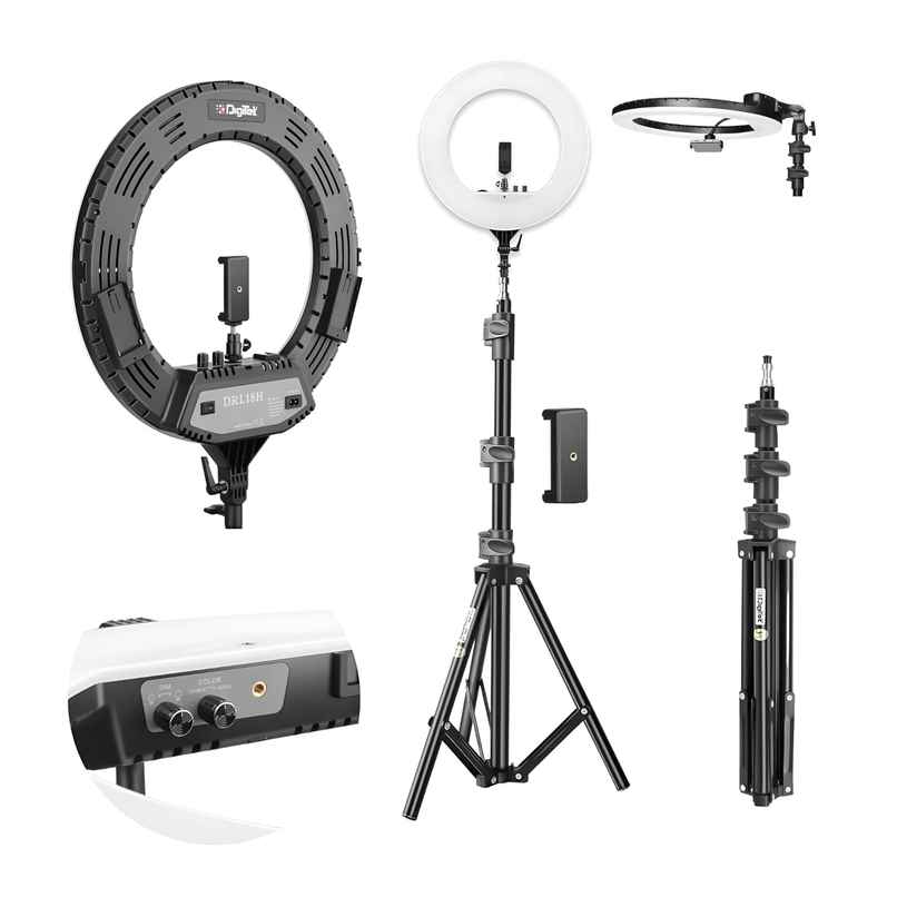 Ring Light | DRL18H | 18 inch | 158 cm Height | Black