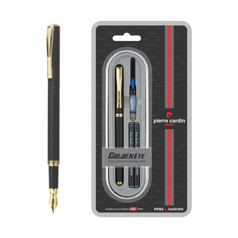 Pierre Cardin Golden Eye Black Fountain Pen