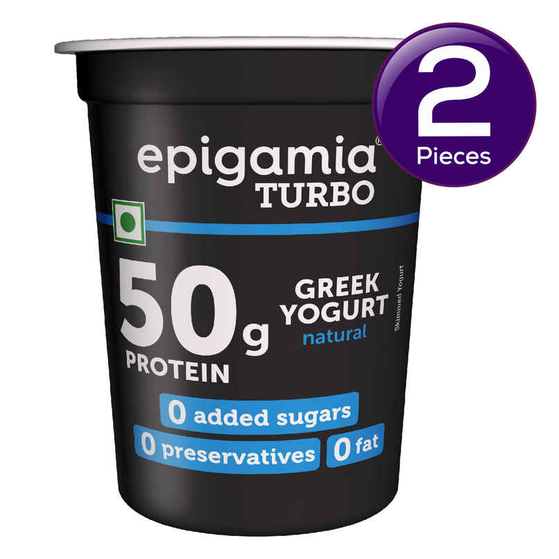 Epigamia 50 G Protein Turbo Yogurt, Natural | Combo Epigamia 50 G Protein Turbo Yogurt, Natural | Combo