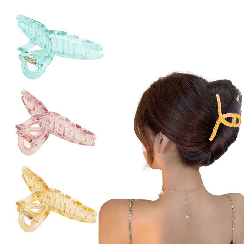 Majestique Matte Large Triangle Hair Claw Clip Clutcher for Women Majestique Matte Large Triangle Hair Claw Clip Clutcher for Women