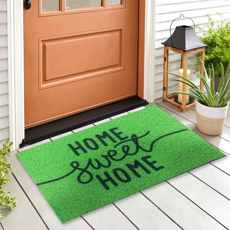 Status Home Sweet Home Green Pvc Mat | 38 x 58 cm - Assorted Status Home Sweet Home Green Pvc Mat | 38 x 58 cm - Assorted