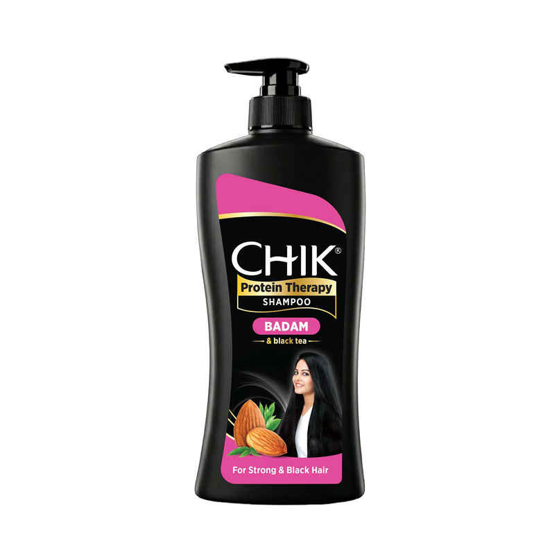 Chik Protein Therapy Shampoo| For Strong & Black Hair | With The Goodness Of Black Tea, and Flax Seeds Chik Protein Therapy Shampoo| For Strong & Black Hair | With The Goodness Of Black Tea, and Flax Seeds