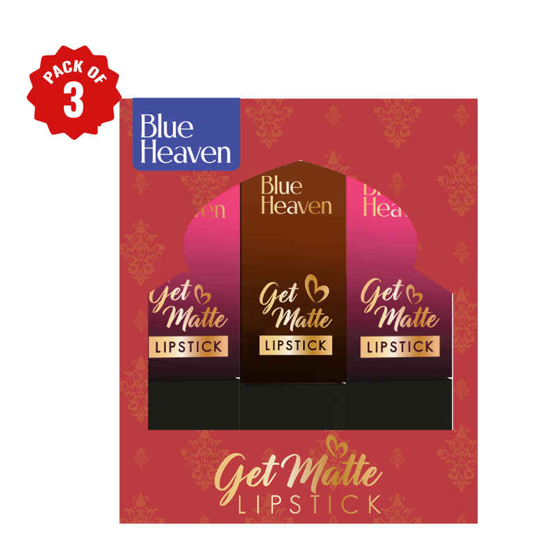 Blue Heaven Get Matte Lipstick Soft Matte Finish | Brown & Nude