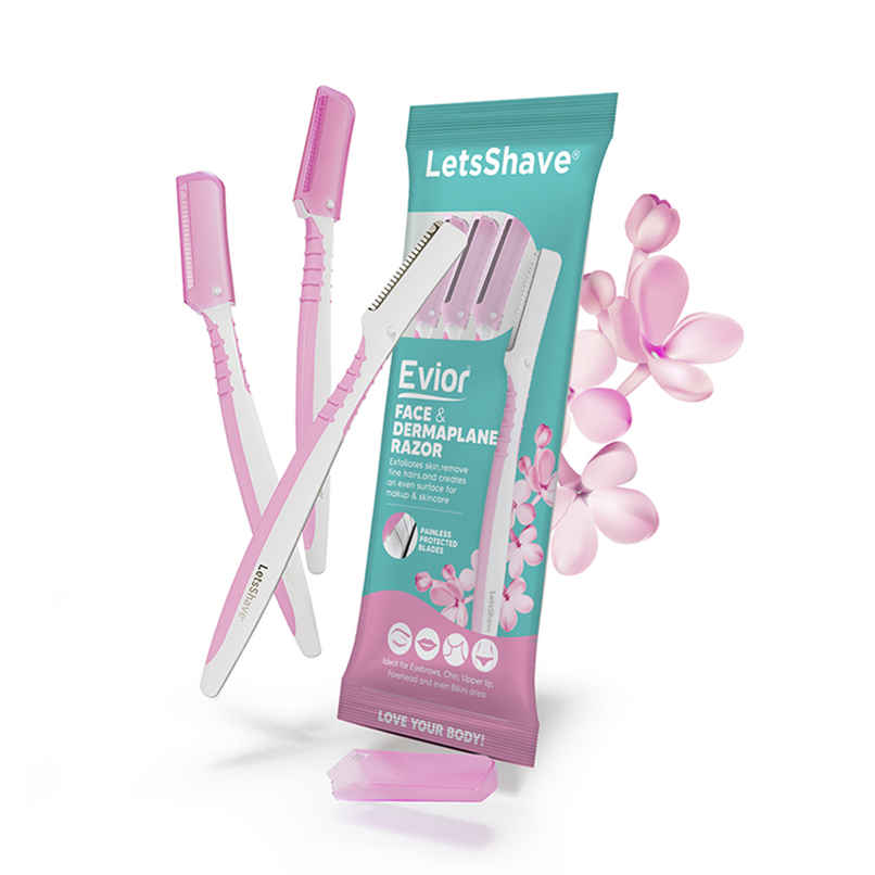 LetsShave Face Razor for Women | Painless Hair Removal for Face, Eyebrows, Upperlips, Chin