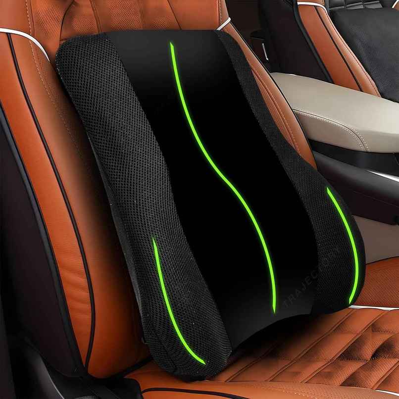 Trajectory Back Support For Chair & Car Seat, Orthopedic Lumbar Support Memory Cushion Trajectory Back Support For Chair & Car Seat, Orthopedic Lumbar Support Memory Cushion
