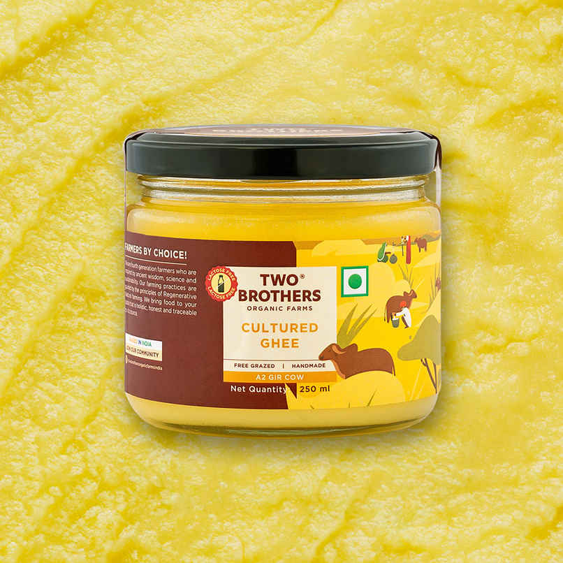 Two Brothers A2 Cultured Cow Ghee | Desi Gir Cow Two Brothers A2 Cultured Cow Ghee | Desi Gir Cow
