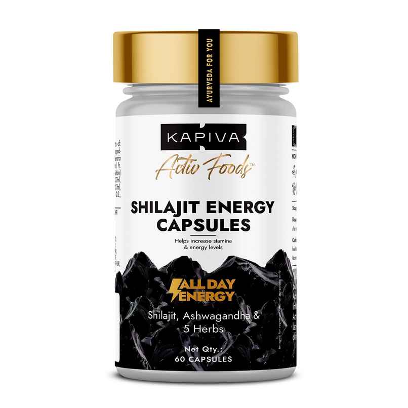 Kapiva Activ Foods Shilajit Energy 60 Capsule