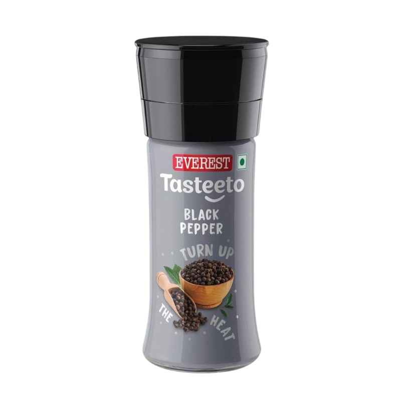 Everest Tasteeto Black Pepper | Grinder Cap Bottle Everest Tasteeto Black Pepper | Grinder Cap Bottle
