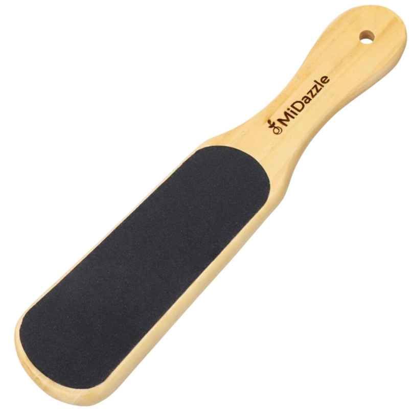 Midazzle 2 in 1 Wooden Foot Filer/Scrubber and Callus Remover