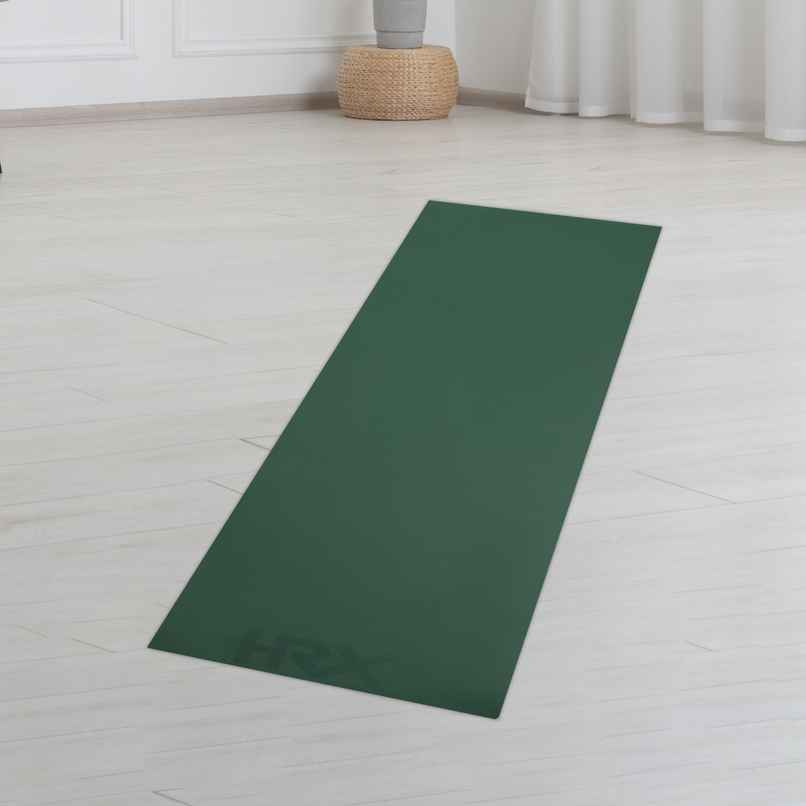 HRX Yoga Mat 4mm | Bottle Green HRX Yoga Mat 4mm | Bottle Green