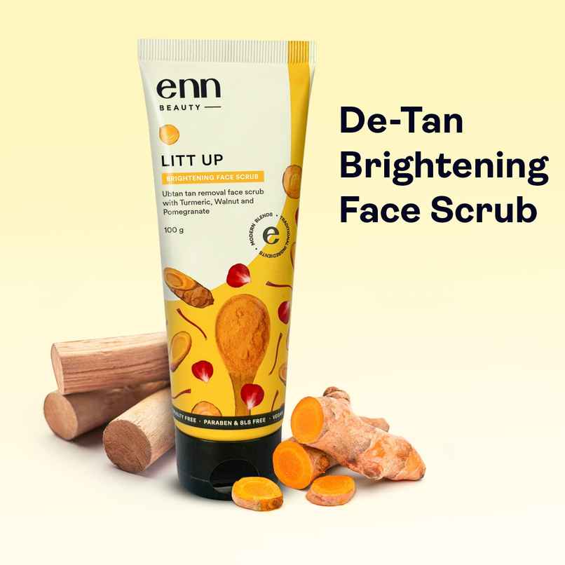 Enn Beauty Litt Up Ubtan Skin Brightening Face Scrub Enn Beauty Litt Up Ubtan Skin Brightening Face Scrub
