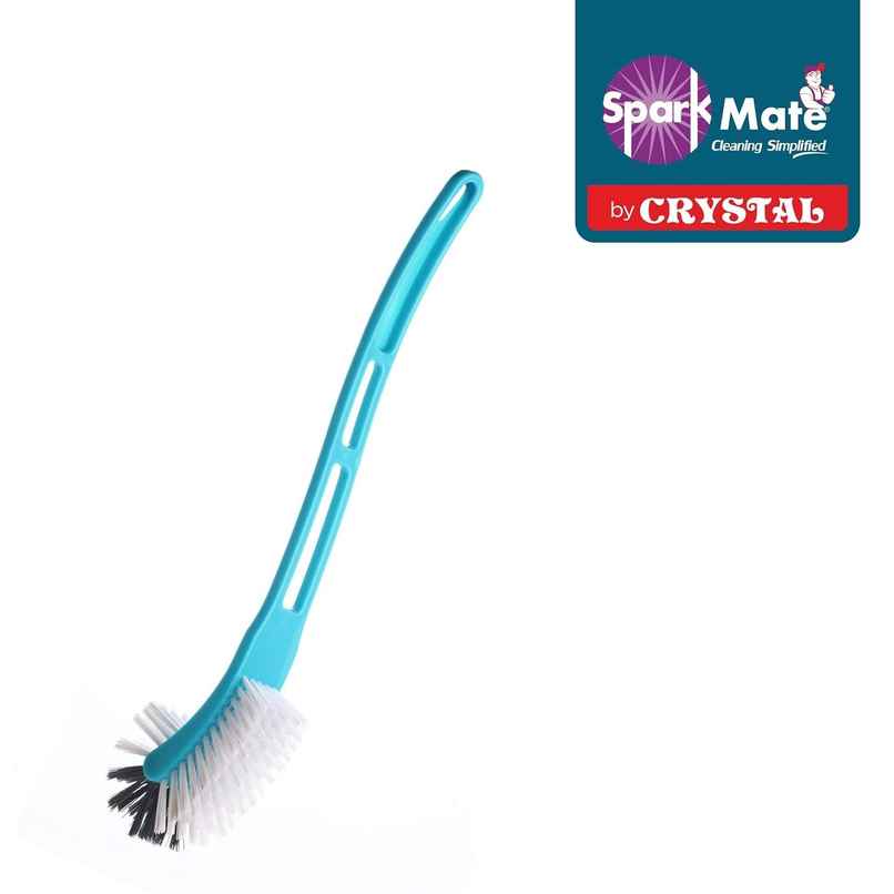 Sparkmate By Crystal Twin Side Toilet Brush Assorted Plastic Sparkmate By Crystal Twin Side Toilet Brush Assorted Plastic