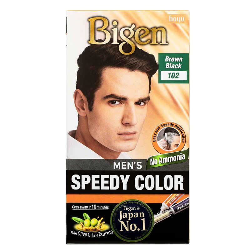 Bigen Men's Speedy Color, Brown Black 102