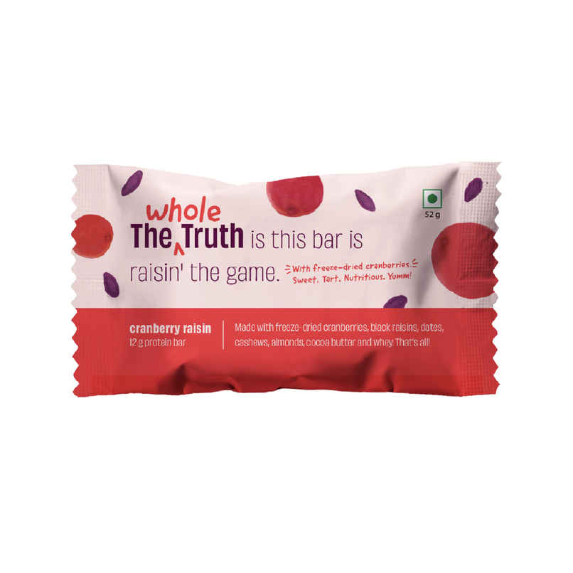 The Whole Truth Cranberry Raisin Protein Bar