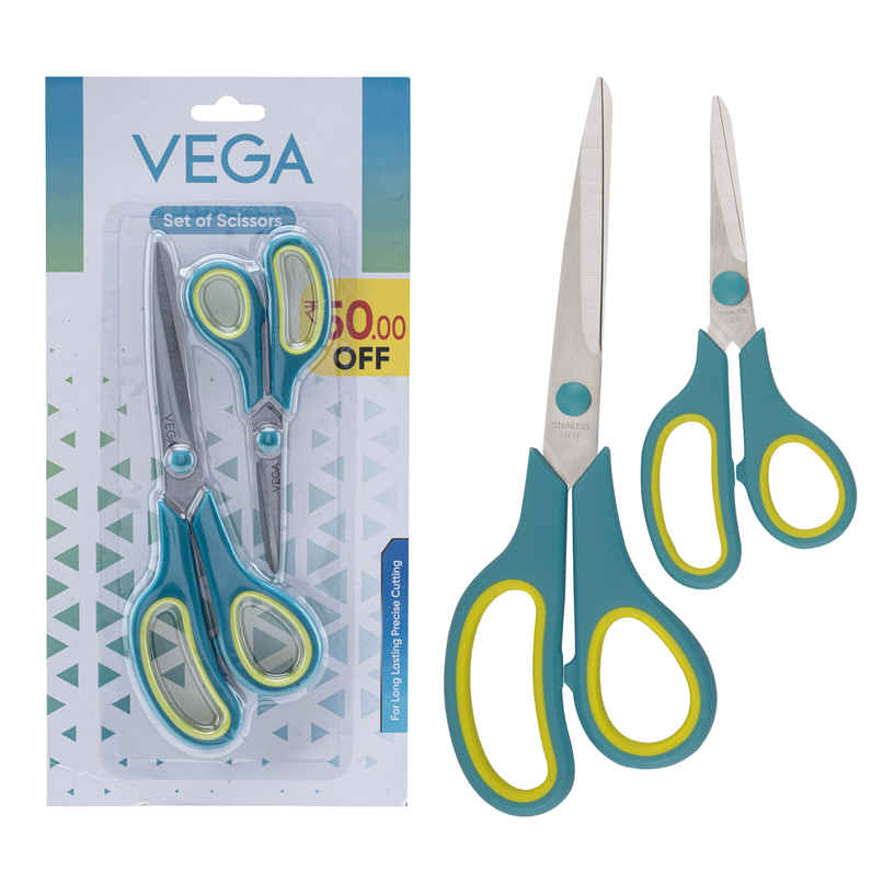 VEGA Scissor Set | Color May Vary | Set Of 2 | Gcss-01 VEGA Scissor Set | Color May Vary | Set Of 2 | Gcss-01