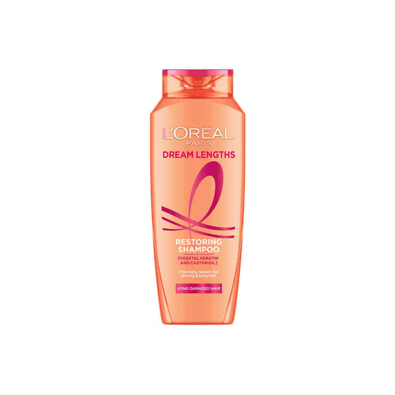 L'Oreal Paris Dream Lengths Shampoo for long,lifeless hair to Nourish and Repair L'Oreal Paris Dream Lengths Shampoo for long,lifeless hair to Nourish and Repair