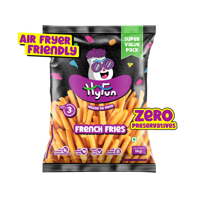 HyFun French Fries, Crispy & Long, Family Pack | Frozen