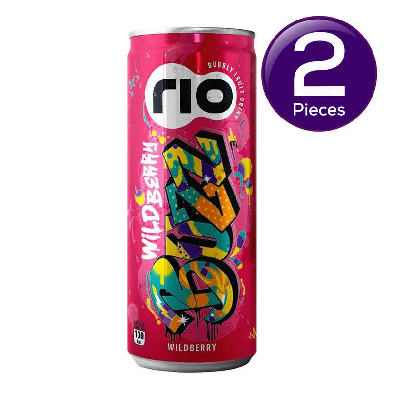 RIO WildBerry Bubbly Fruit Drink Can | Sweet & Fizzy Combo RIO WildBerry Bubbly Fruit Drink Can | Sweet & Fizzy Combo