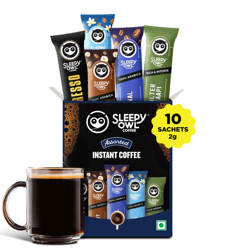 Sleepy Owl Assorted Premium Instant Coffee Sachets Sleepy Owl Assorted Premium Instant Coffee Sachets