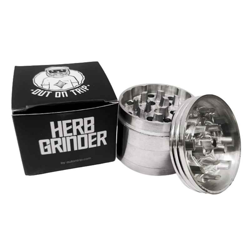 OOT OutonTrip Metallic Crusher | Grinder - 4 Parts - Manual OOT OutonTrip Metallic Crusher | Grinder - 4 Parts - Manual