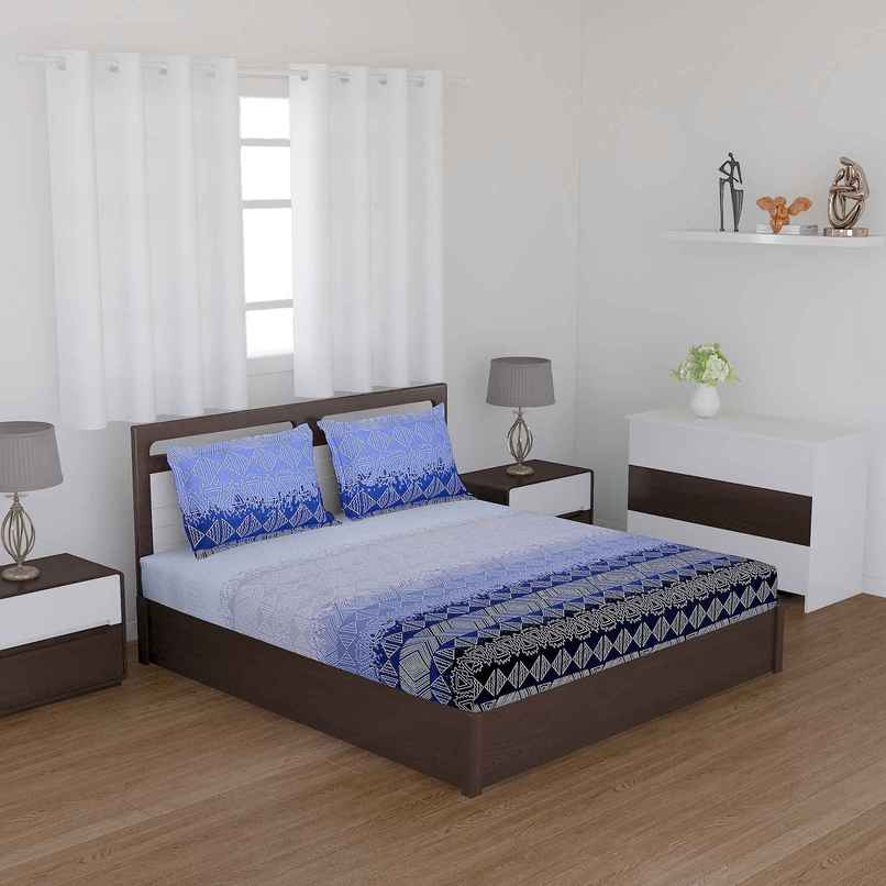 Status King Size Double Microfibre Geometric Bedsheet | Assorted | 87 x 94 in Status King Size Double Microfibre Geometric Bedsheet | Assorted | 87 x 94 in