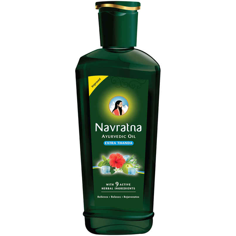 Navratna Extra Thanda Ayurvedic Oil | Champi Specialist for Extra Relief Navratna Extra Thanda Ayurvedic Oil | Champi Specialist for Extra Relief