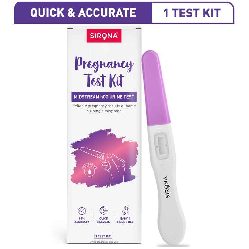 Sirona Midstream Hcg Urine Pregnancy Test Kit