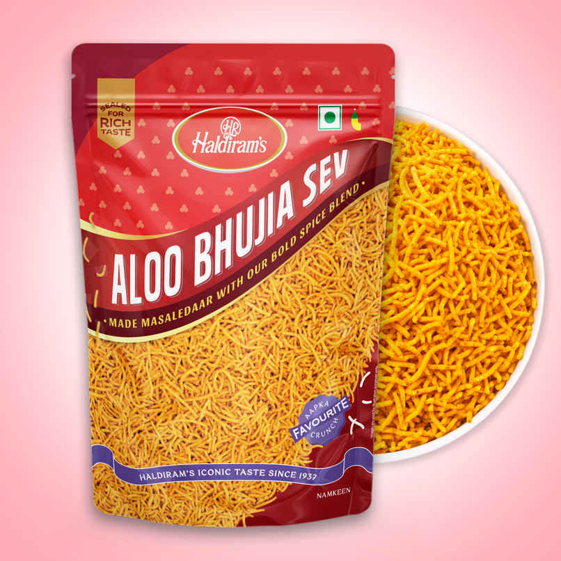 Haldiram's Aloo Bhujia Sev | Crunchy Savory Snack Haldiram's Aloo Bhujia Sev | Crunchy Savory Snack