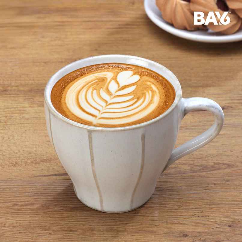 BAY6 Porcelain Line Cup 230 ml Reactive - 6 Pcs Set - Opaque Antique