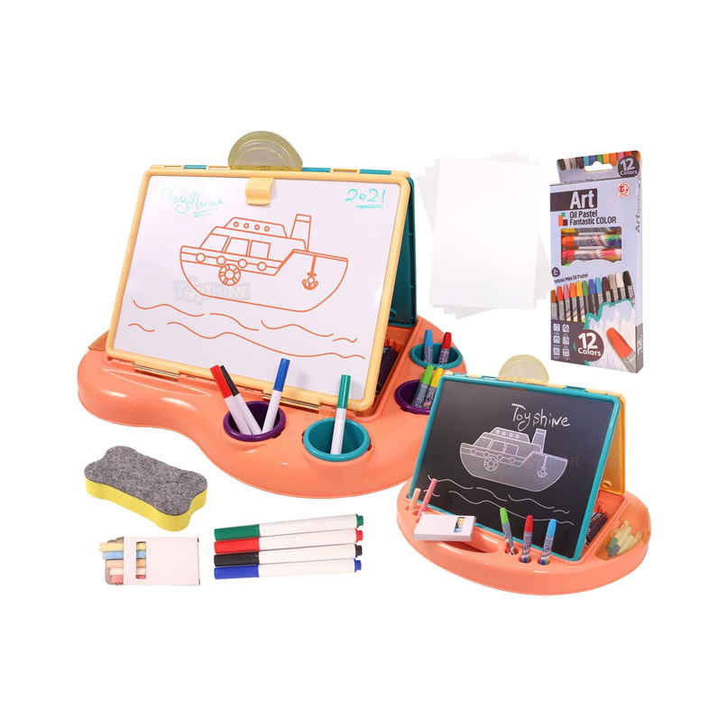 Toyshine My First Art Easel Board | Creative Painting & Learning Toy for Kids Toyshine My First Art Easel Board | Creative Painting & Learning Toy for Kids