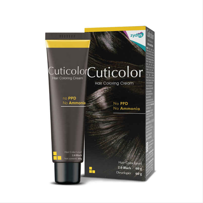 Cuticolor Hair Colouring Cream | Black