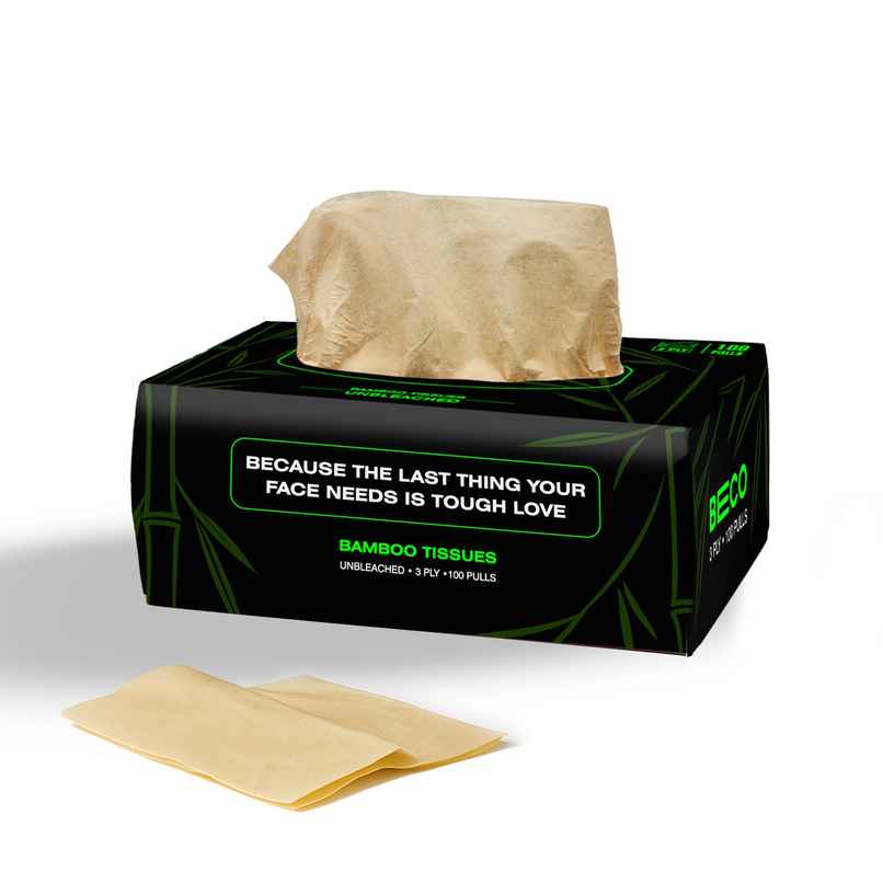 BECO Bamboo Facial Tissue | 3 Ply | 300 Pulls