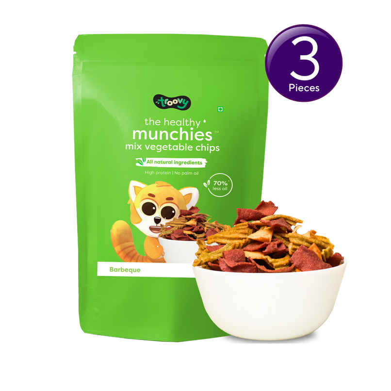 Troovy Healthy High Protein Mix Veggie Chips (No Palm Oil, No Chemicals) Combo Troovy Healthy High Protein Mix Veggie Chips (No Palm Oil, No Chemicals) Combo