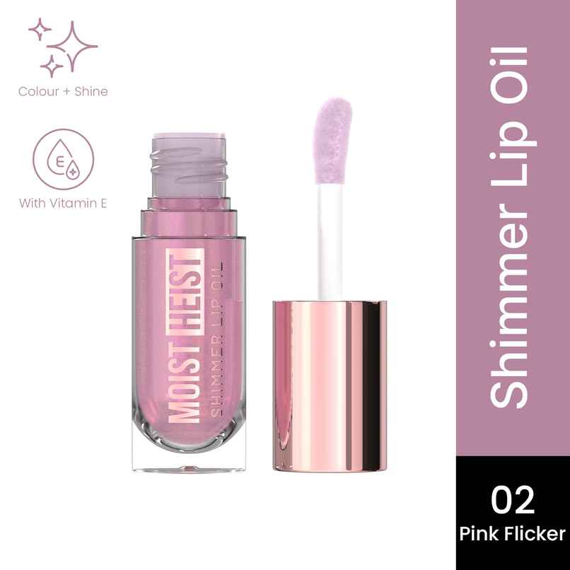 Swiss Beauty Moist Heist Shimmer Lip Oil | Luminous Shine | Hydrating | Lightweight | 2 Pink Flicker Swiss Beauty Moist Heist Shimmer Lip Oil | Luminous Shine | Hydrating | Lightweight | 2 Pink Flicker