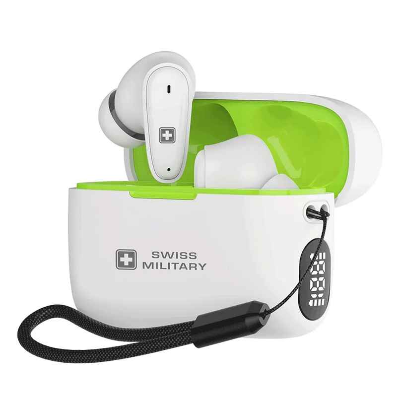 Swiss Military Audio Earbuds - Octa Pods | White