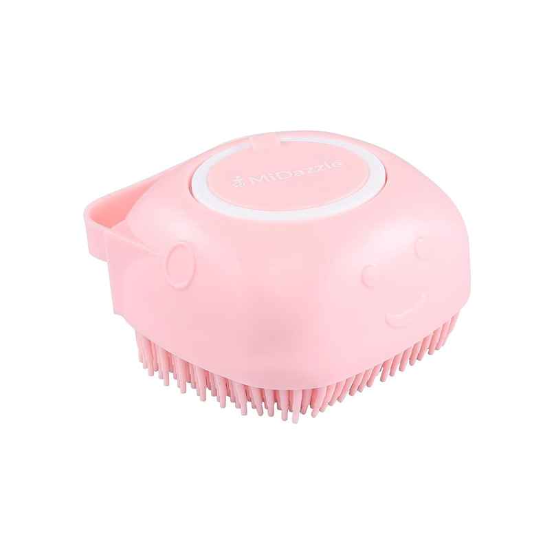 Midazzle Silicone Massage Bath Scrubber with Soap Dispenser | Assorted | MISB6202