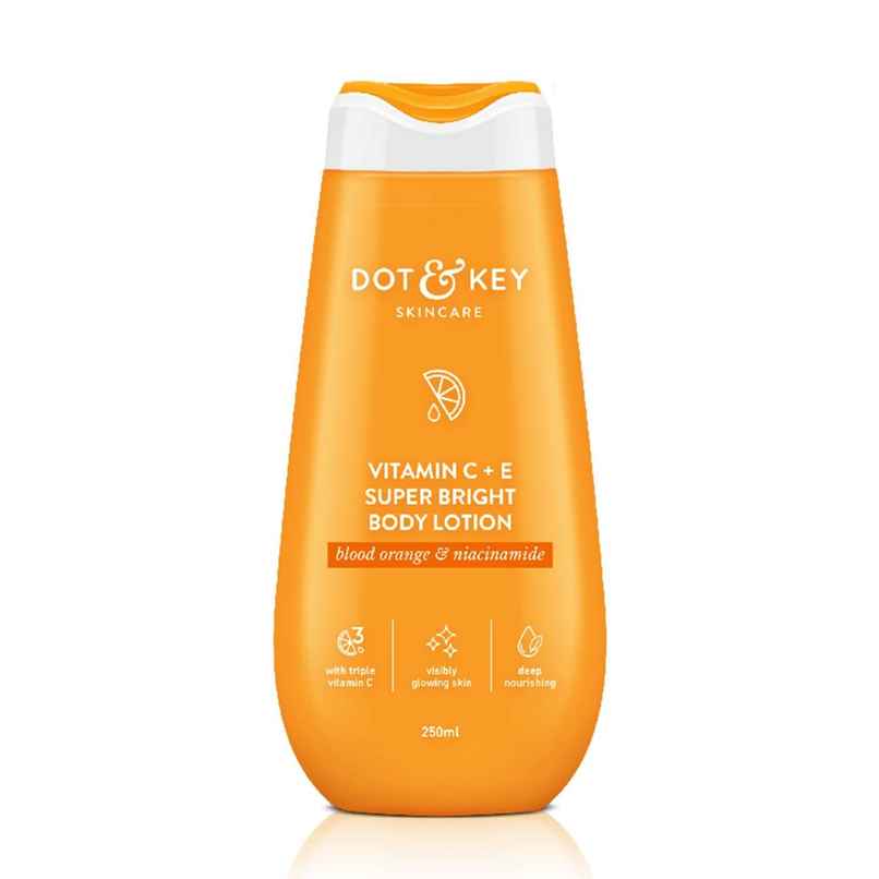 Dot & Key Vitamin C + E Super Bright Body Lotion for Deep Nourishing & Visibly Glowing Skin
