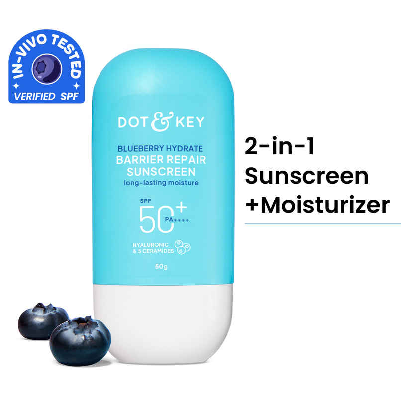 Dot & Key Blueberry Hydrate Barrier Repair Sunscreen SPF 50+, PA++++