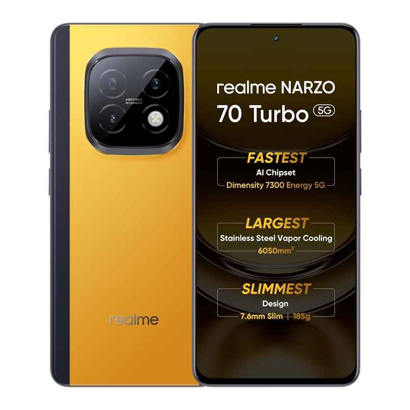 Realme Narzo 70 Turbo | 6GB | 128GB | Turbo Yellow