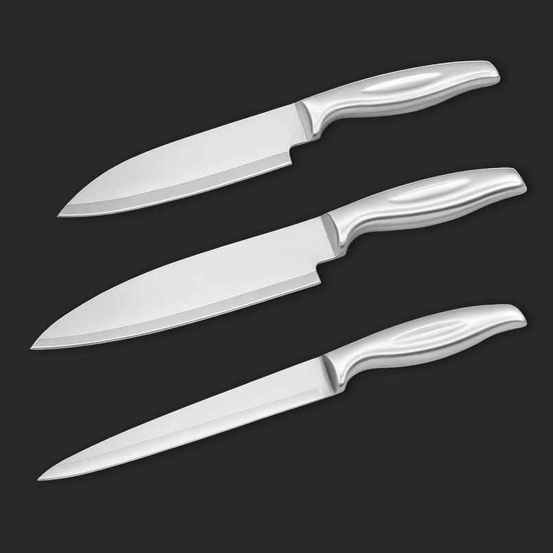 Solara Stainless Steel Knife Set Solara Stainless Steel Knife Set