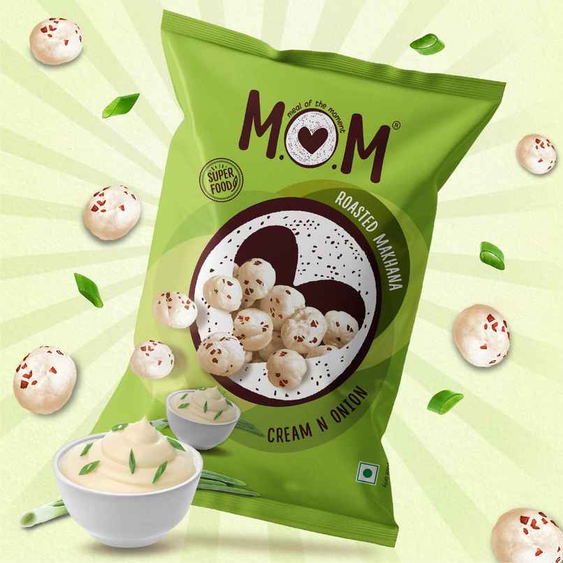 MOM Cream N Onion Roasted Makhana MOM Cream N Onion Roasted Makhana