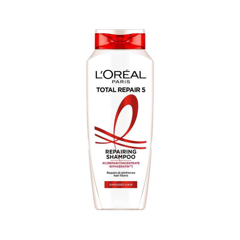 L'Oreal Paris Total Repair 5 Repairing Shampoo With Keratin XS For Damaged Hair L'Oreal Paris Total Repair 5 Repairing Shampoo With Keratin XS For Damaged Hair