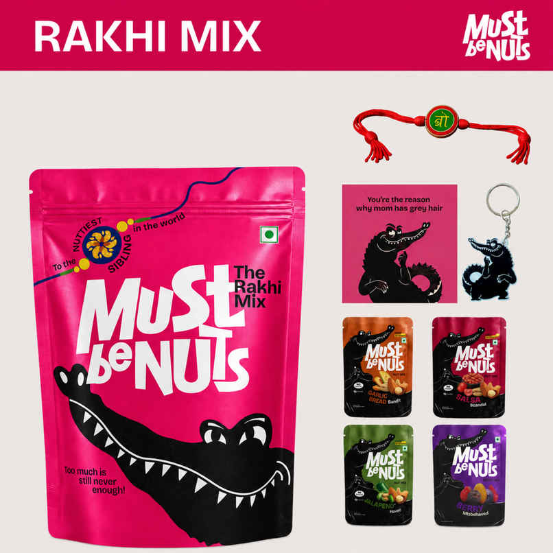Must Be Nuts Rakhi Gift Hamper Must Be Nuts Rakhi Gift Hamper
