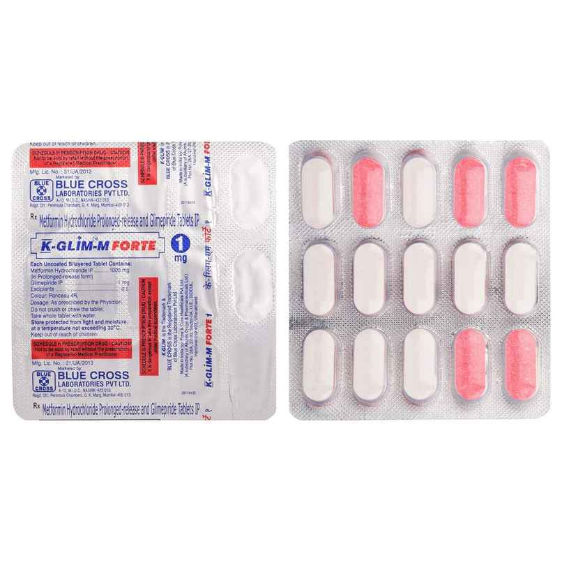K-Glim-M Forte 1mg Tablet PR